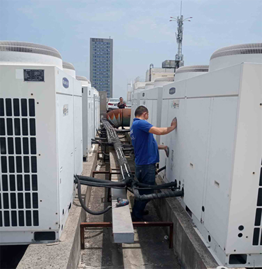 汉滨中央空调制热和不制冷系统维修方法